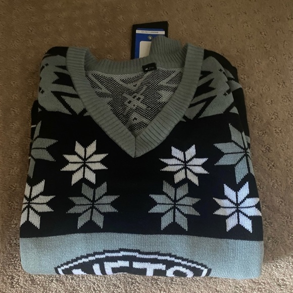 NWT Brooklyn Nets Brooklyn unisex #Christmas holiday sweater - Picture 1 of 6